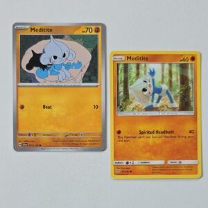 Pokemon Meditite Trading Cards